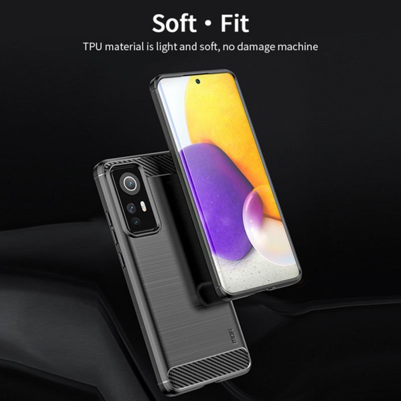 Coque Xiaomi 12 / 12X Fibre Carbone Brossée MOFI