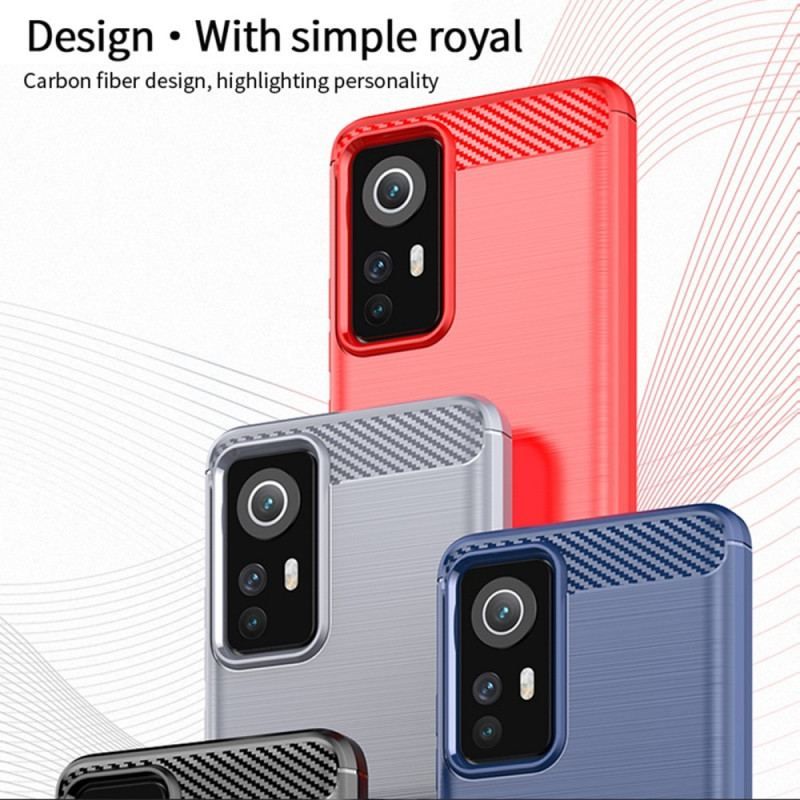 Coque Xiaomi 12 / 12X Fibre Carbone Brossée MOFI