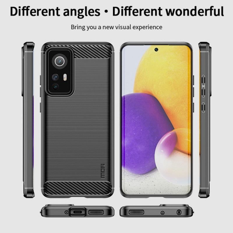 Coque Xiaomi 12 / 12X Fibre Carbone Brossée MOFI