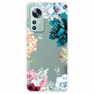 Coque Xiaomi 12 / 12X Fleurs Aquarelle