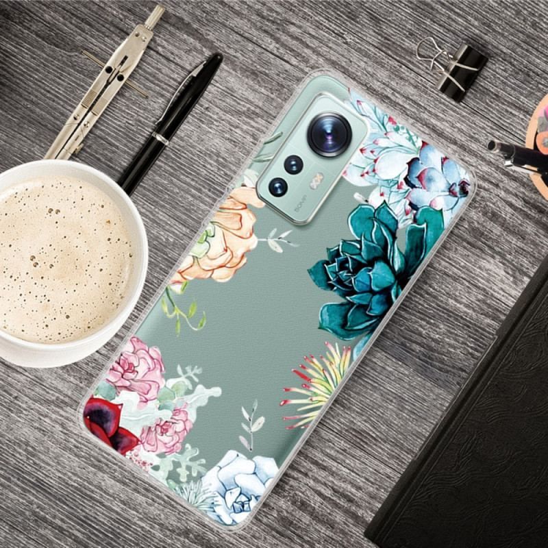 Coque Xiaomi 12 / 12X Fleurs Aquarelle