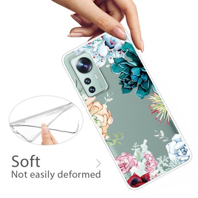 Coque Xiaomi 12 / 12X Fleurs Aquarelle