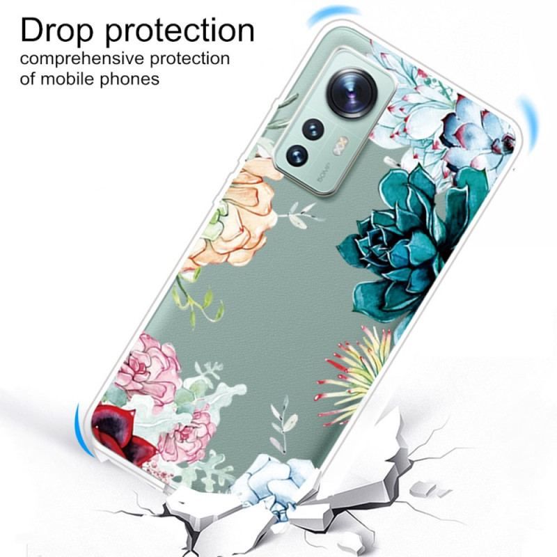 Coque Xiaomi 12 / 12X Fleurs Aquarelle