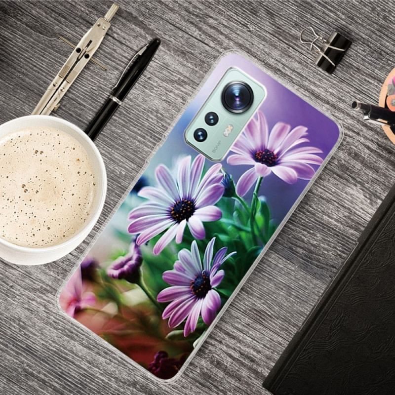 Coque Xiaomi 12 / 12X Fleurs Réalistes