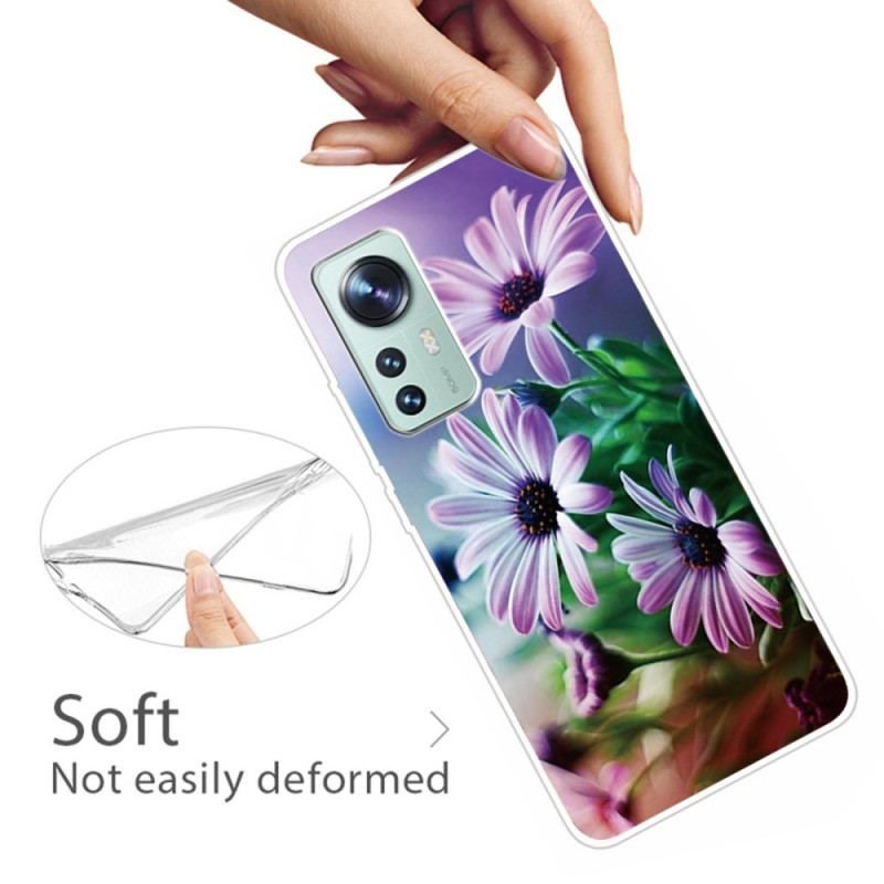 Coque Xiaomi 12 / 12X Fleurs Réalistes