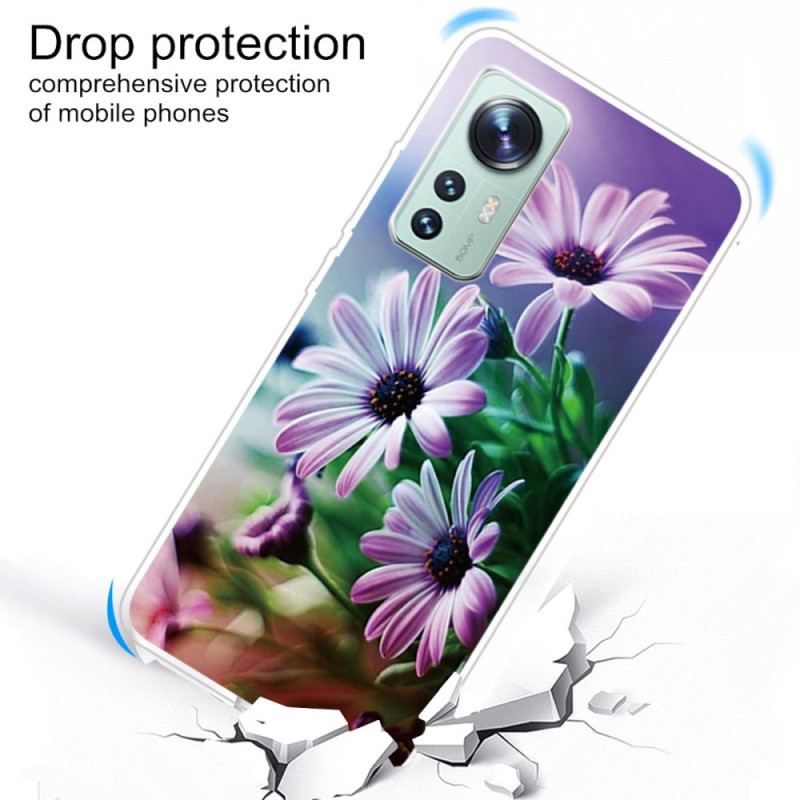 Coque Xiaomi 12 / 12X Fleurs Réalistes