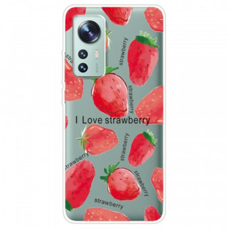 Coque Xiaomi 12 / 12X Fraises