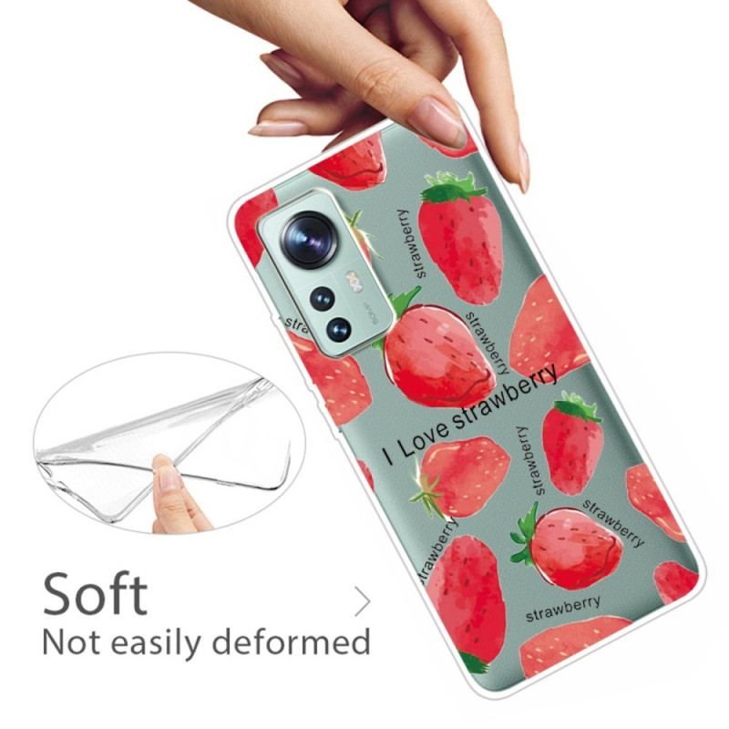 Coque Xiaomi 12 / 12X Fraises