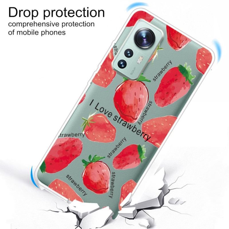 Coque Xiaomi 12 / 12X Fraises