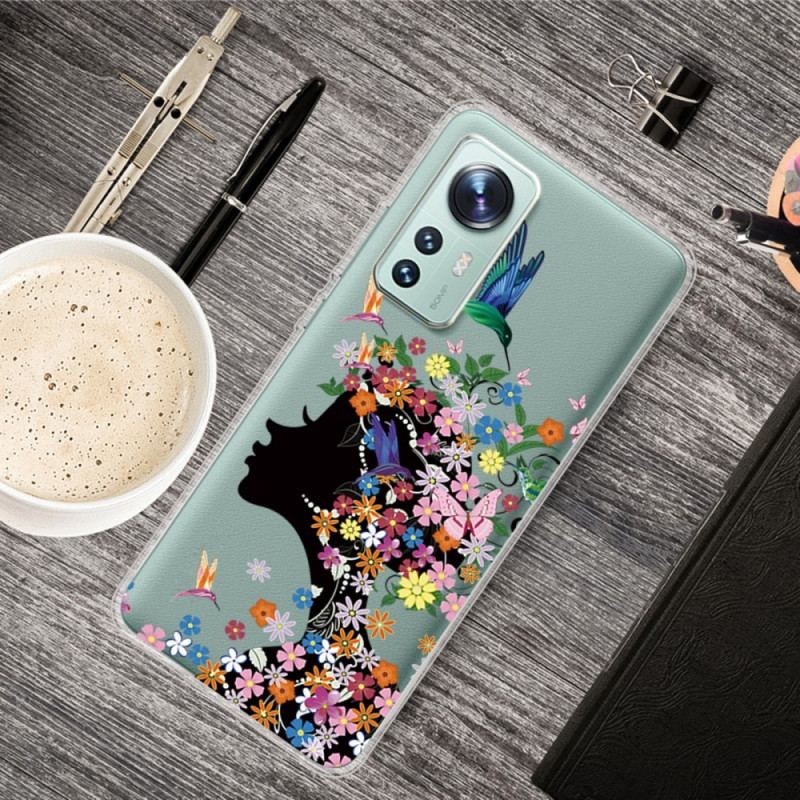 Coque Xiaomi 12 / 12X Jolie Tête Fleurie