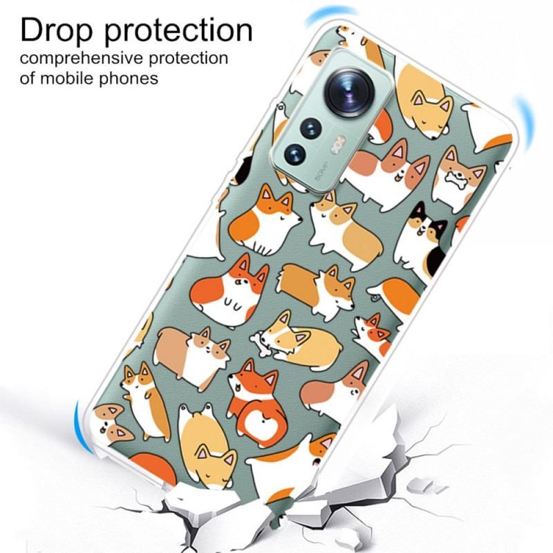 Coque Xiaomi 12 / 12X Multiples Chiens