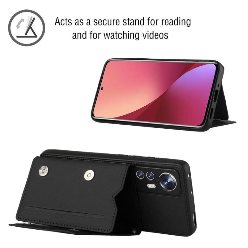 Coque Xiaomi 12 / 12X Porte-cartes et Bandoulière