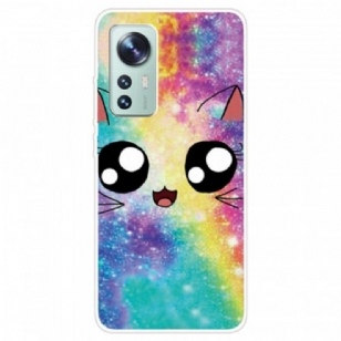 Coque Xiaomi 12 / 12X Silicone Chat Cartoon