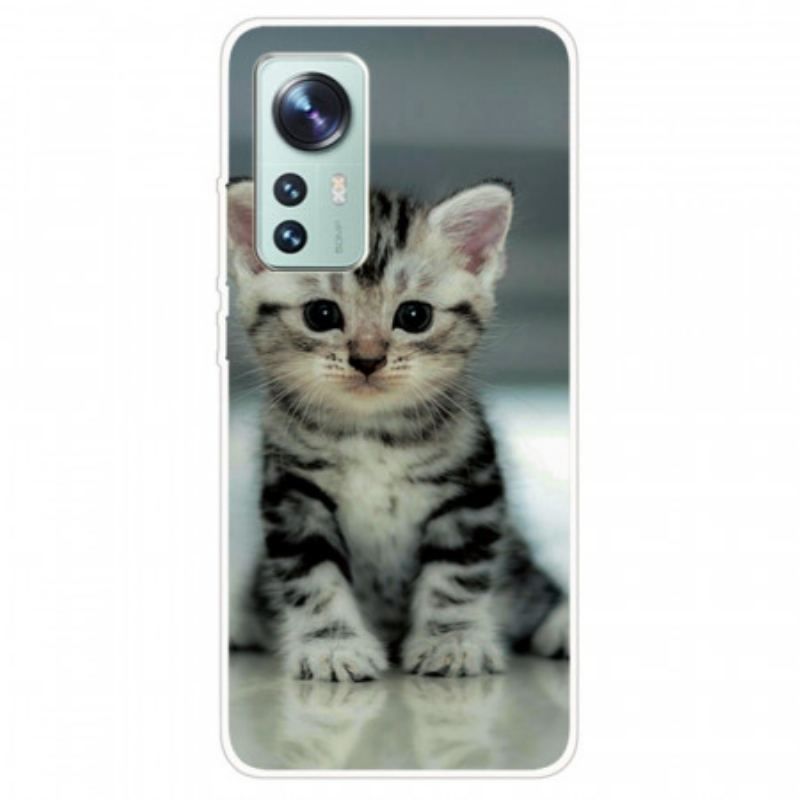 Coque Xiaomi 12 / 12X Silicone Chaton