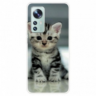 Coque Xiaomi 12 / 12X Silicone Chaton