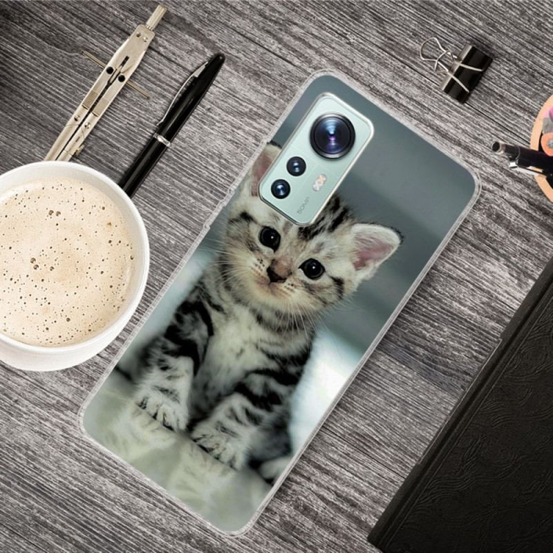 Coque Xiaomi 12 / 12X Silicone Chaton