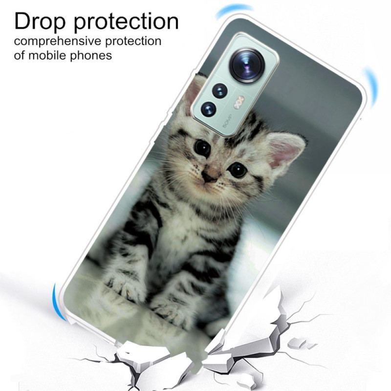 Coque Xiaomi 12 / 12X Silicone Chaton