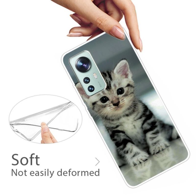 Coque Xiaomi 12 / 12X Silicone Chaton