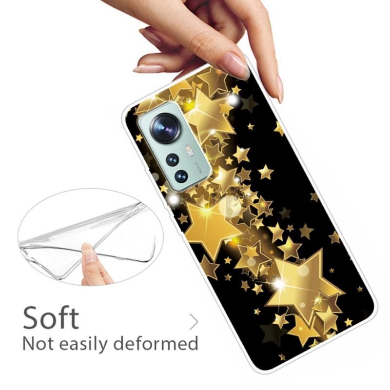 Coque Xiaomi 12 / 12X Silicone Étoiles