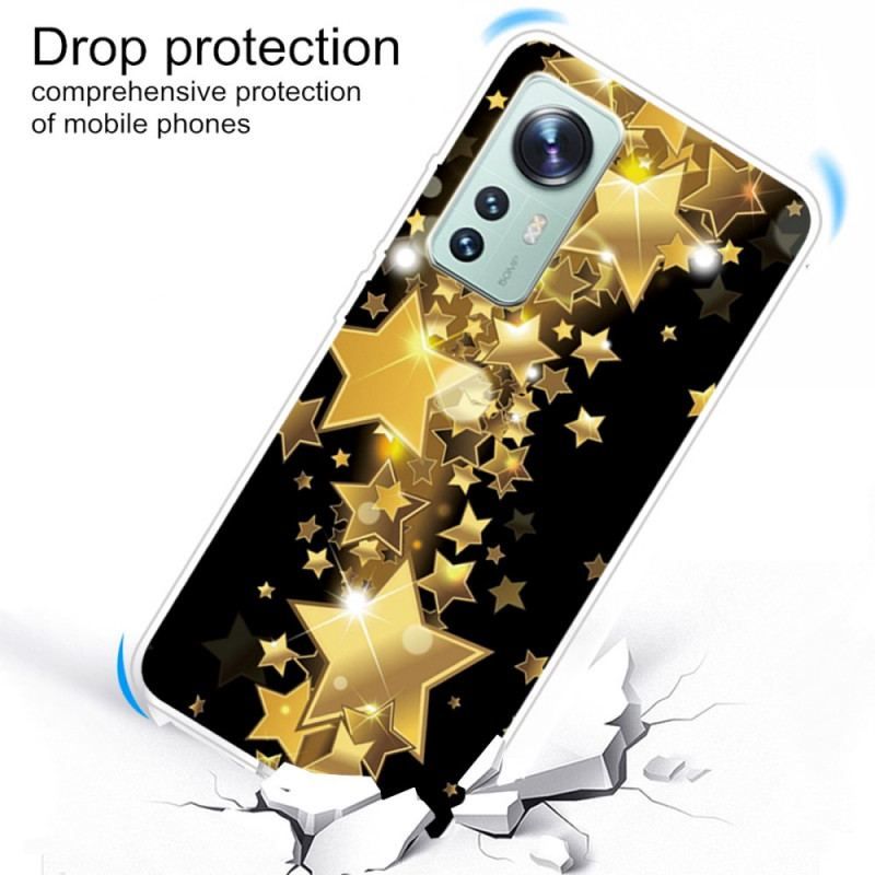 Coque Xiaomi 12 / 12X Silicone Étoiles