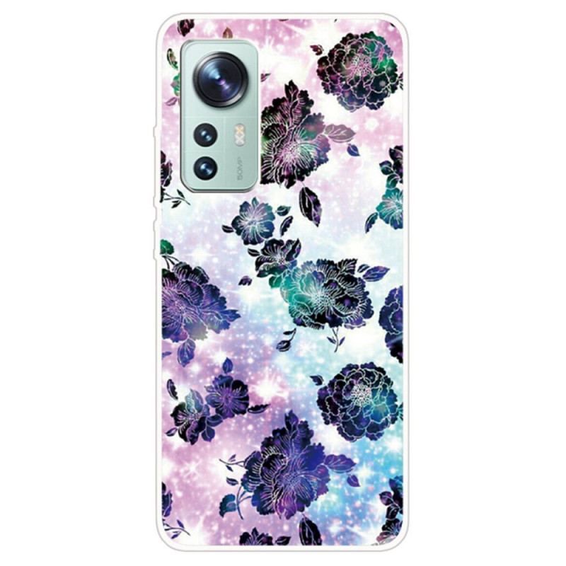 Coque Xiaomi 12 / 12X Silicone Fleurs