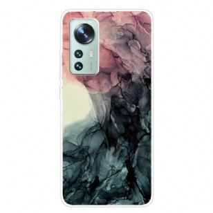 Coque Xiaomi 12 / 12X Silicone Marbre