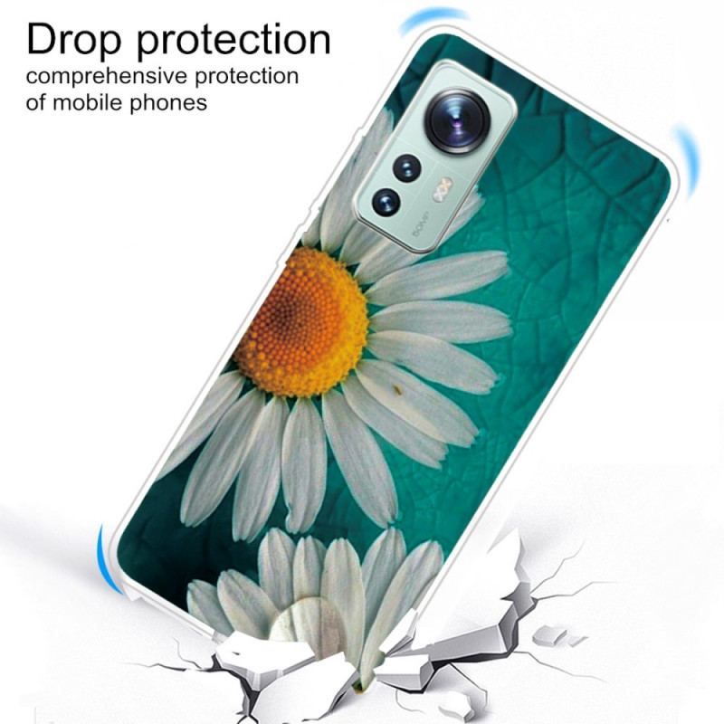 Coque Xiaomi 12 / 12X Silicone Marguerite