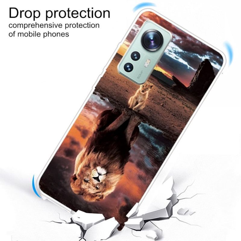 Coque Xiaomi 12 / 12X Silicone Rêve Félin