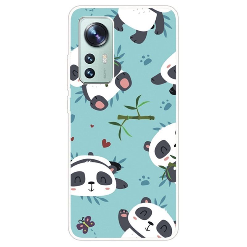 Coque Xiaomi 12 / 12X Silicone Tas de Pandas