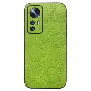 Coque Xiaomi 12 / 12X Simili Cuir Tournesols