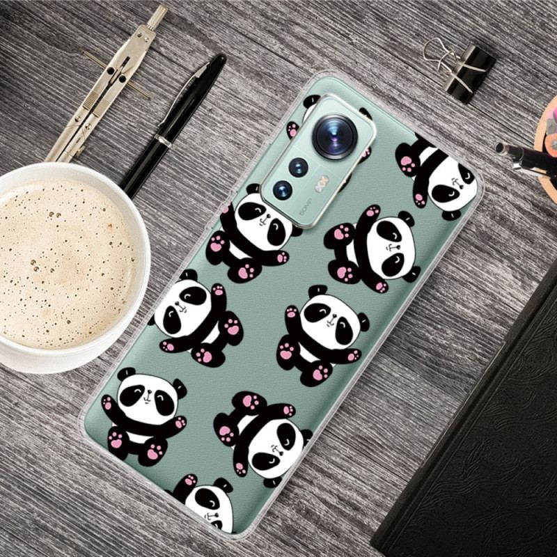 Coque Xiaomi 12 / 12X Top Pandas Fun