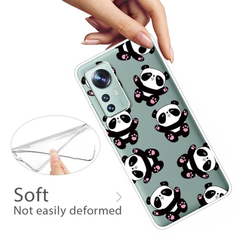 Coque Xiaomi 12 / 12X Top Pandas Fun