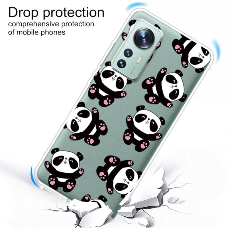 Coque Xiaomi 12 / 12X Top Pandas Fun