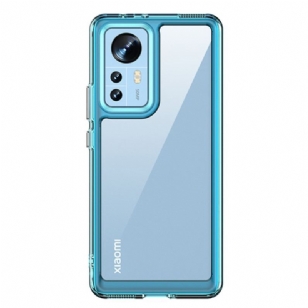 Coque Xiaomi 12 / 12X Transparente avec Contours Colorés