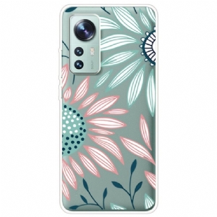 Coque Xiaomi 12 / 12X Transparente Une Fleur