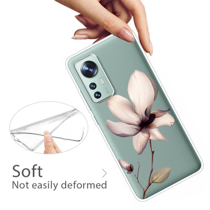 Coque Xiaomi 12 / 12X Transparente Une Fleur