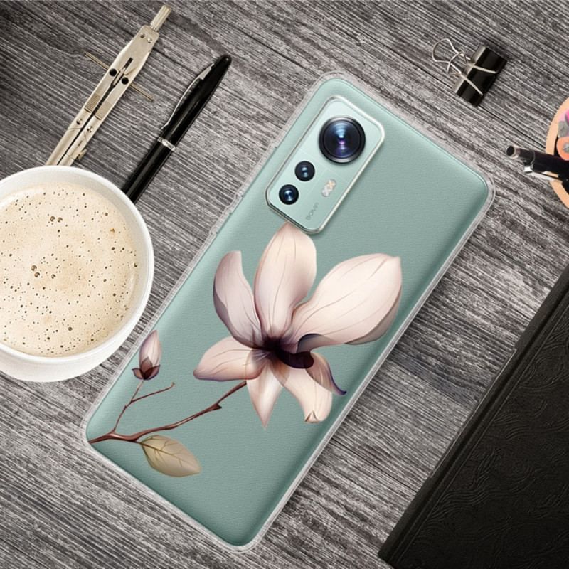 Coque Xiaomi 12 / 12X Transparente Une Fleur