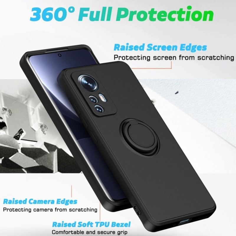 Coque Xiaomi 12 / 12X Unie Anneau-Support