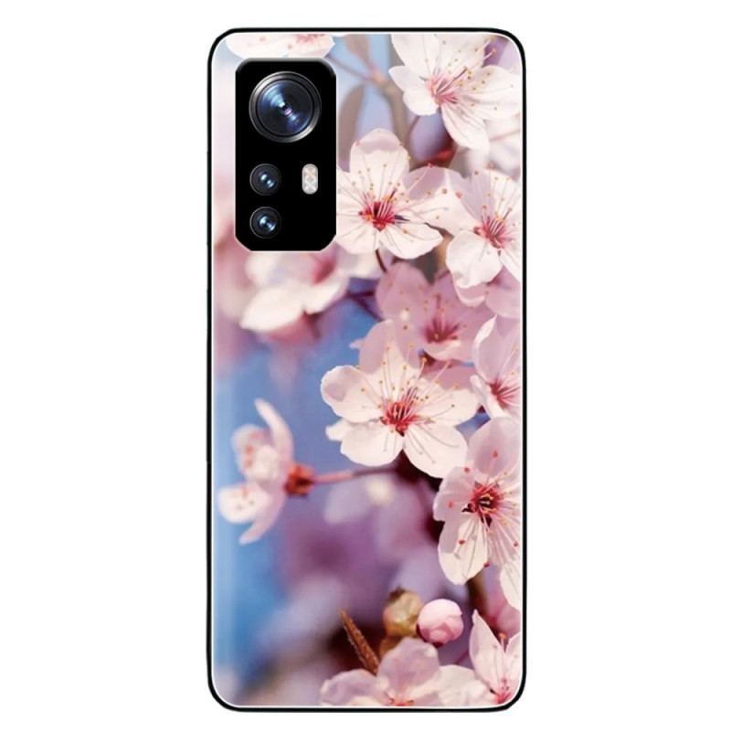 Coque Xiaomi 12 / 12X Verre Trempé Fleurs Réalistes