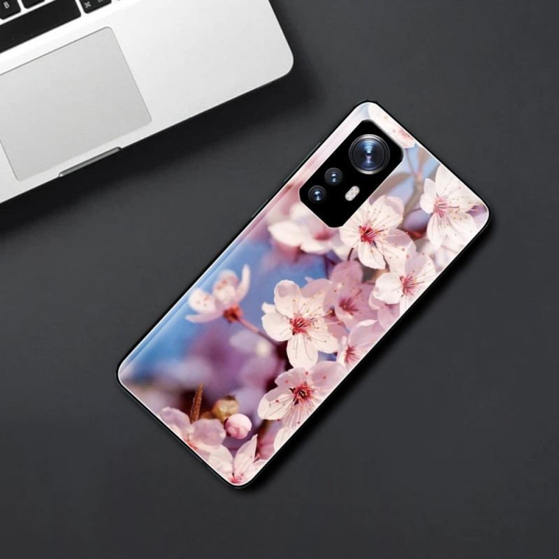 Coque Xiaomi 12 / 12X Verre Trempé Fleurs Réalistes