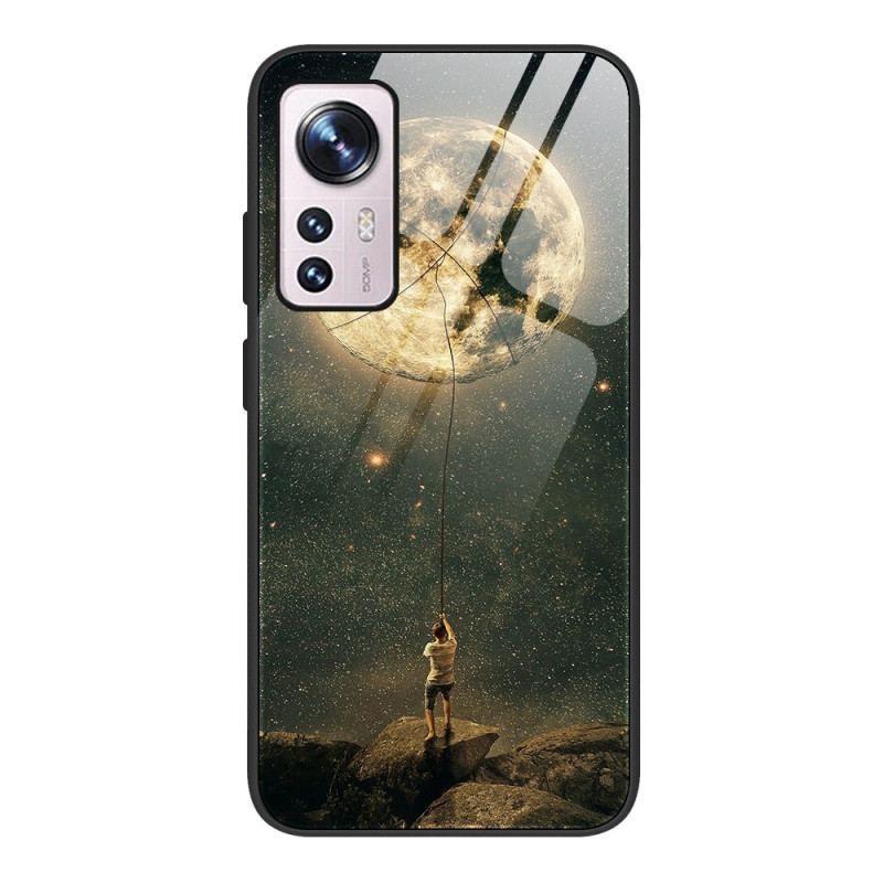 Coque Xiaomi 12 / 12X Verre Trempé l'Homme à la Lune