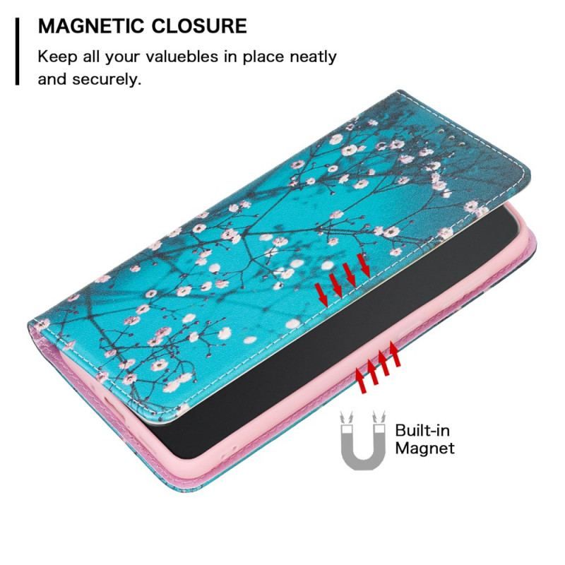 Flip Cover Xiaomi 12 / 12X Branches Fleuries