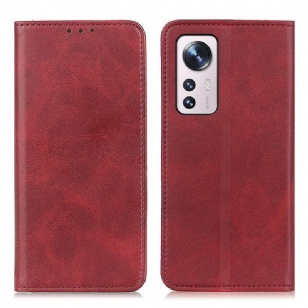 Flip Cover Xiaomi 12 / 12X Cuir Fendu Élégance