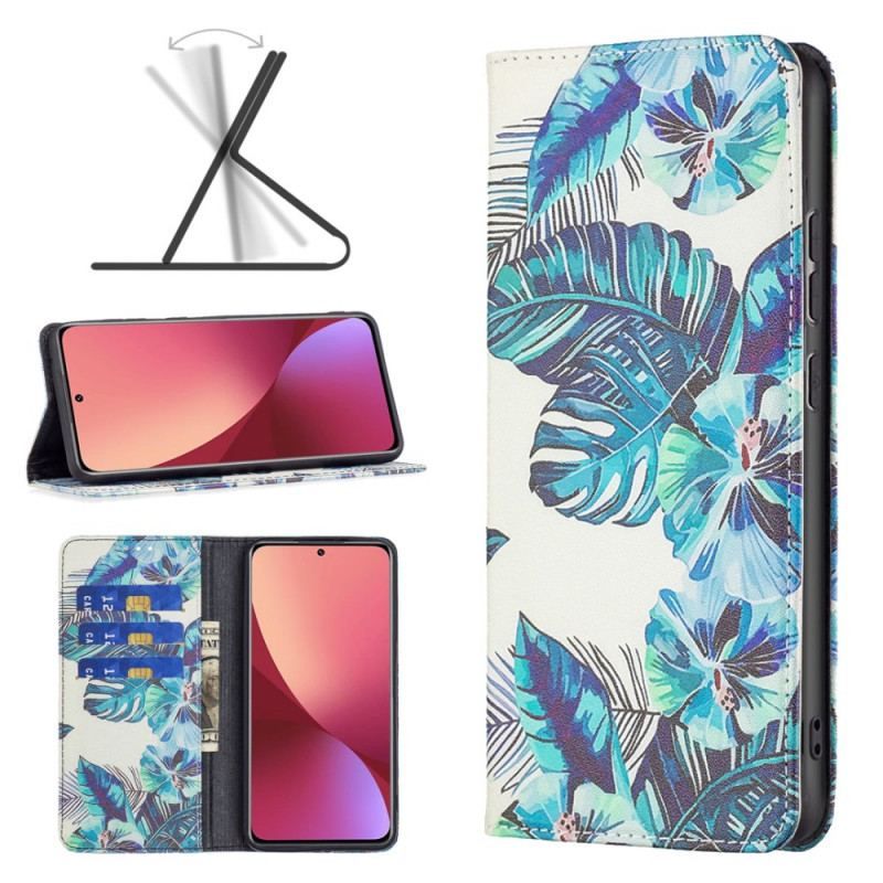 Flip Cover Xiaomi 12 / 12X Feuilles