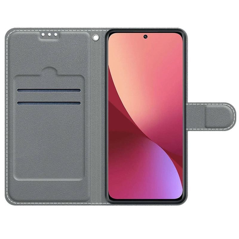 Housse Samsung Galaxy M53 5G Marbre avec Lanière