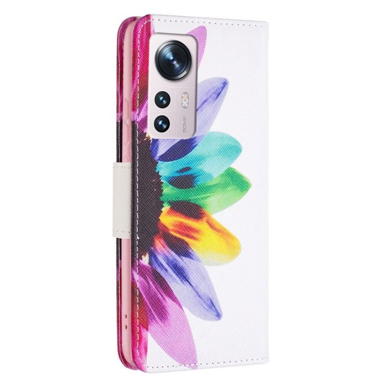 Housse Xiaomi 12 / 12X Fleur Aquarelle