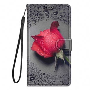 Housse Xiaomi 12 / 12X Florale à Lanière