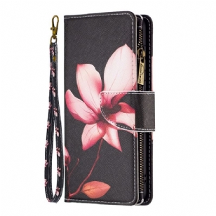 Housse Xiaomi 12 / 12X Poche Zippée Fleur