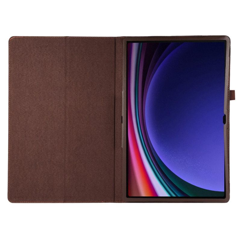 Étui Samsung Galaxy Tab S9 Ultra Style Cuir Litchi