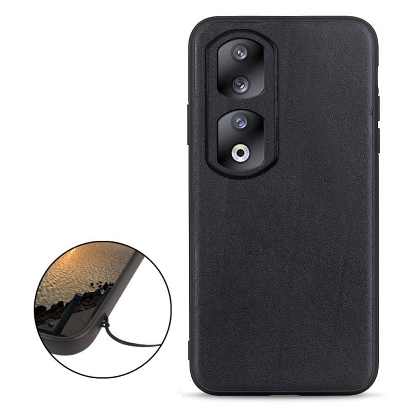 Coque Honor 90 Pro Cuir Véritable